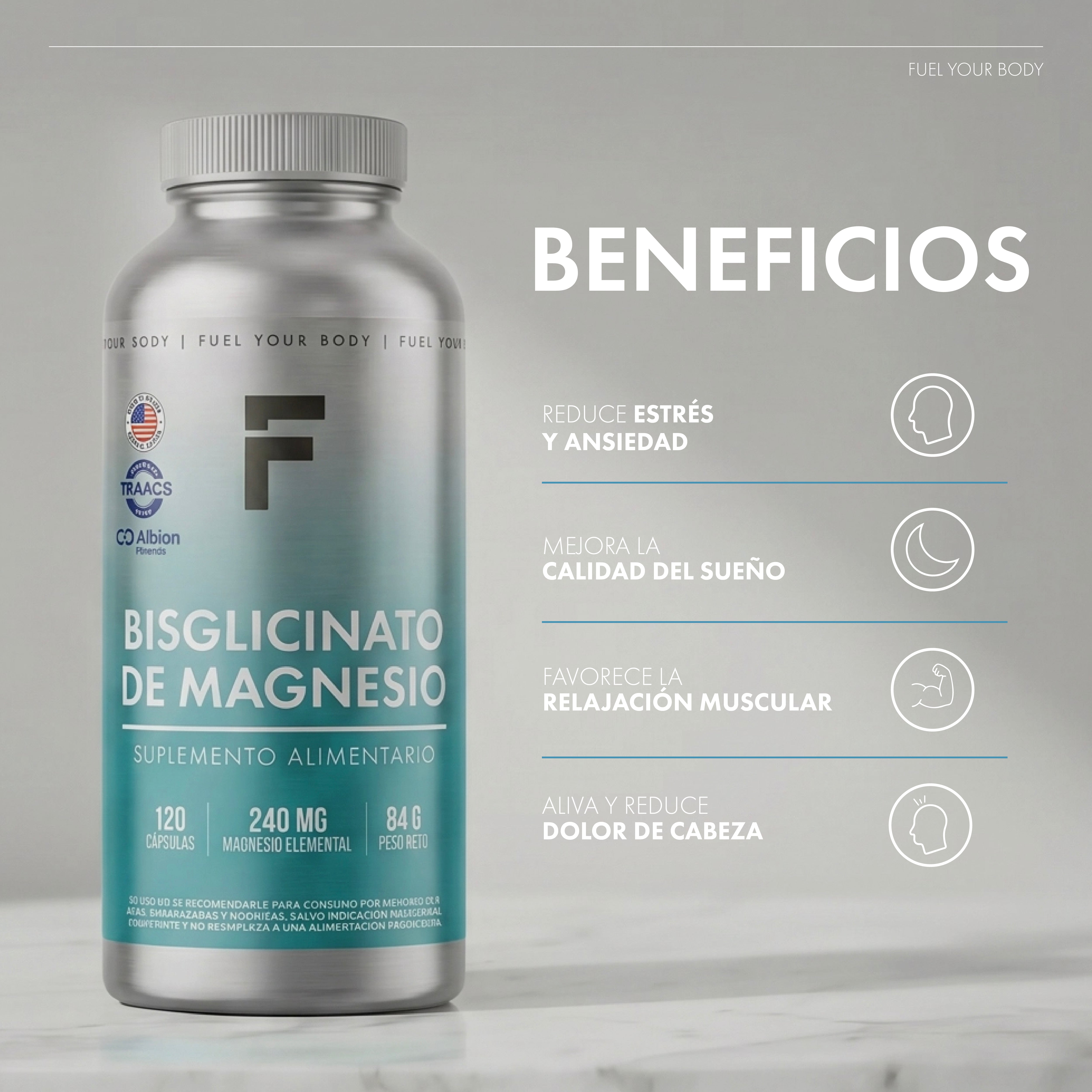 Bisglicinato de Magnesio Traacs®