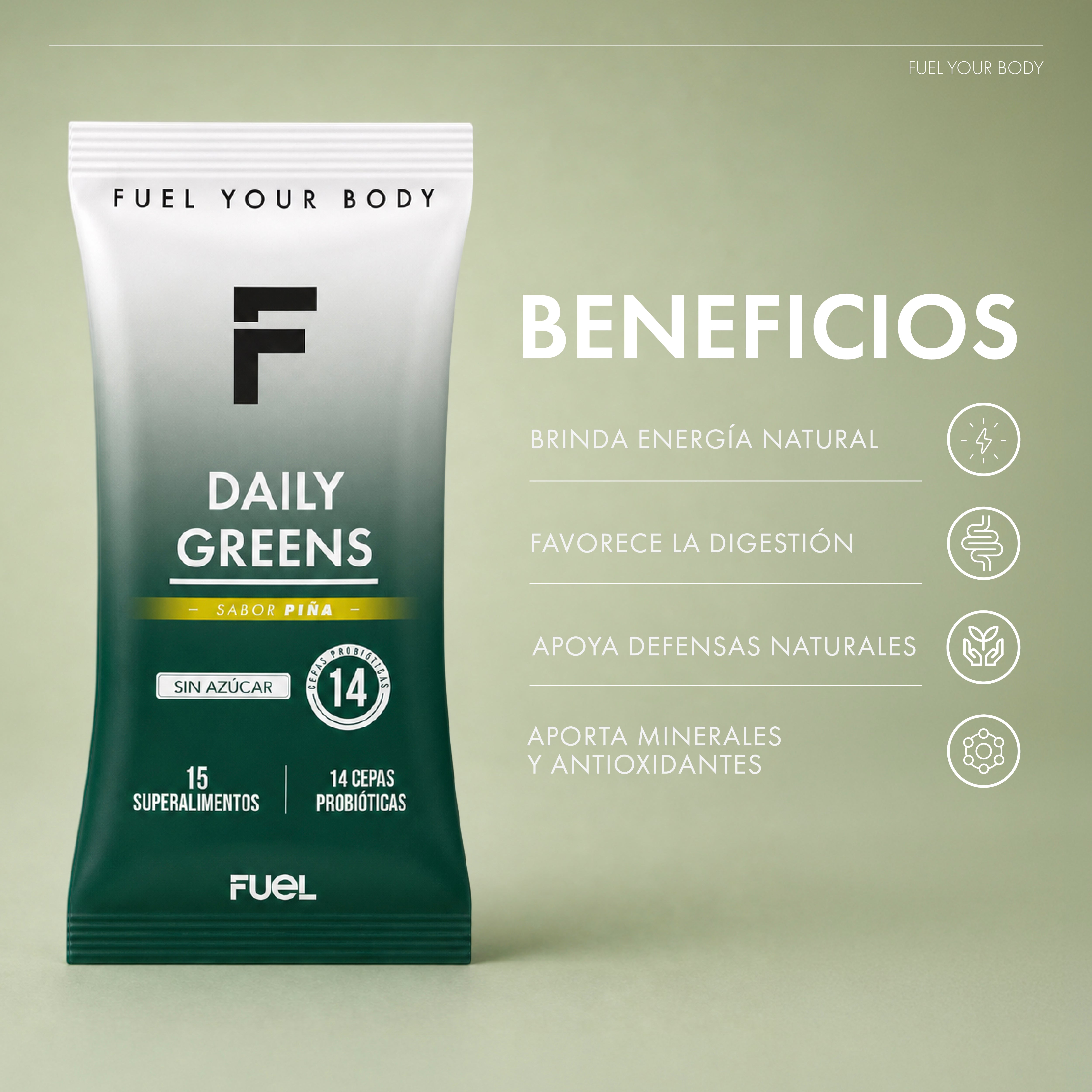 Daily Greens + Probióticos